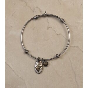 Retired Brighton Art‎ & Soul Collection Dove Double Charm Large Bangle Bracelet